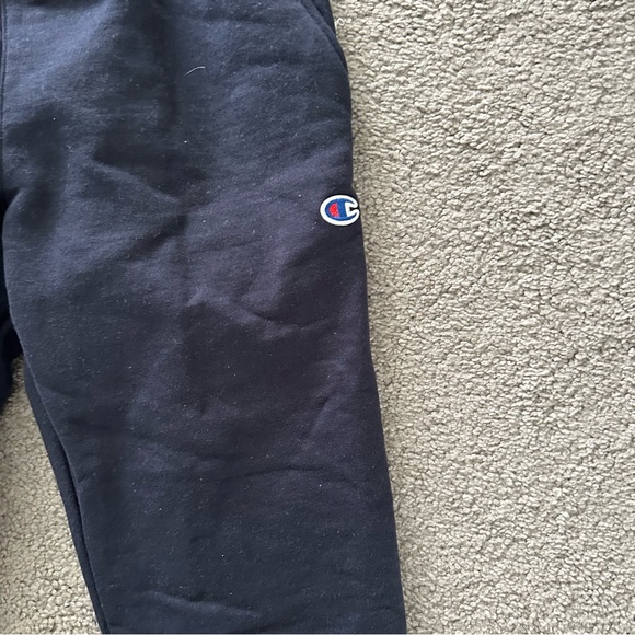 Womens Navy Blue Champion Sweatpants - Picture 3 of 4